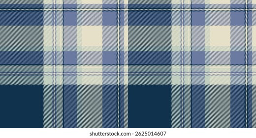 Elegant cream, blue, and navy plaid pattern.  Perfect for textile design, apparel, or website backgrounds.  Subtle yet sophisticated, this image evokes feelings of warmth and comfort.