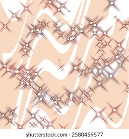 Elegant Cream-White Abstract Design Pattern. Can be used as pattern for tiles, laminates, wallpaper, gift wrap, carpet, curtains, fabric, cushion, phone case, background etc.