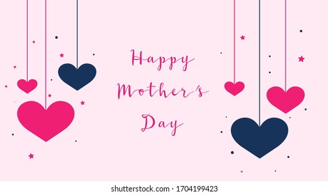 Elegant creative background design for mother's day. vector illustration