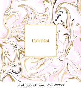  Elegant  creative card templates. Marble Texture  and golden foil details.

