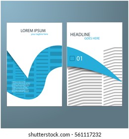 Elegant creative Flyer / report cover / poster / brochure design template. Illustration, Vector eps10.