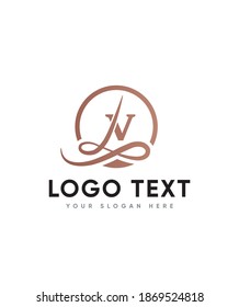 Eine elegante und kreative Briefvorlage vom Typ V Logo, Vektorlogo für Unternehmens- und Firmenidentität 