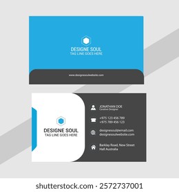 Elegant and creative professional business card