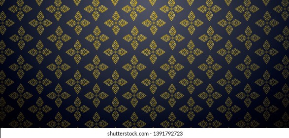 Elegant creative thai pattern - Vector