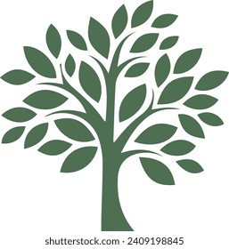 Elegant creative tree design of color