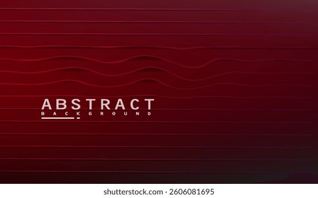 Elegant crimson waves background with subtle shadows and a modern abstract design, offering a sophisticated texture for various design projects and digital applications