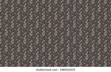 Elegant Crop pattern in dark background