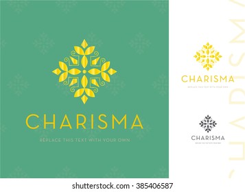 ELEGANTE CROSS-VEKTORLOGO-DESIGN