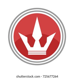 elegant crown symbol