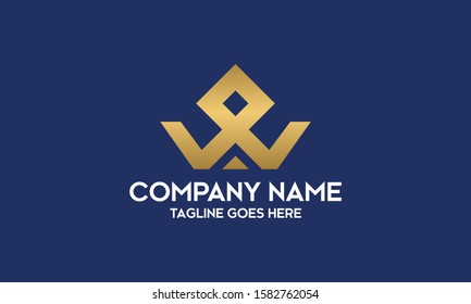 Elegant Crown Vector Royalty Logo Design Inspirations