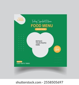 Elegant and Customizable Food Menu Design for Restaurants and Cafes.