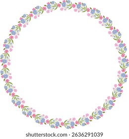 Elegant cute flower wreaths and floral frames. Perfect for weddings, invites, spring designs and botanical art. 