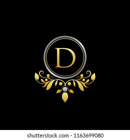 Elegant D Letter Luxury Logo Suitable Stock Vector (Royalty Free ...