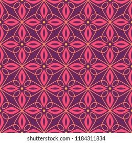 Elegant Damask Floral Vector Seamless Pattern. Decorative Flower Illustration. Abstract Art Deco Background.