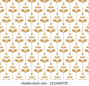 Elegant Damask Floral Vector Seamless Pattern. Decorative Flower Illustration. Abstract Art Deco Background.