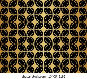 Elegant Damask Floral Vector Seamless Pattern. Decorative Flower Illustration. Abstract Art Deco Background.