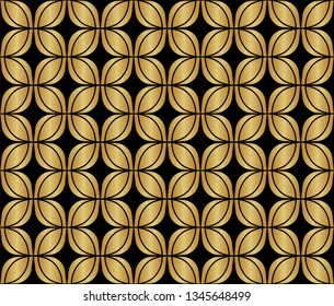 Elegant Damask Floral Vector Seamless Pattern. Decorative Flower Illustration. Abstract Art Deco Background.