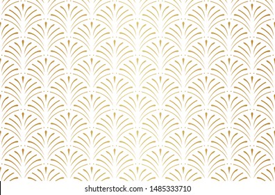 Elegant Damask Floral Vector Seamless Pattern. Decorative Flower Illustration. Abstract Art Deco Background.