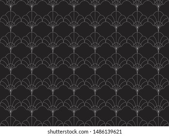 Elegant Damask Floral Vector Seamless Pattern. Decorative Flower Illustration. Abstract Art Deco Background.