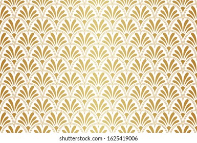 Elegant Damask Floral Vector Seamless Pattern. Decorative Flower Illustration. Abstract Art Deco Background.