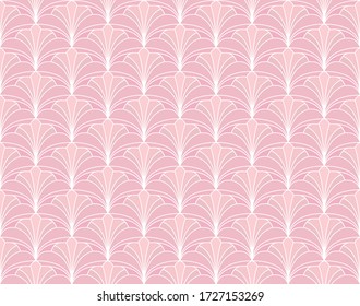 Elegant Damask Floral Vector Seamless Pattern. Decorative Flower Illustration. Abstract Art Deco Background.
