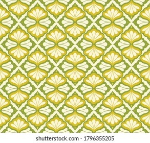 Elegante Patrón de incandescencia del vector floral Damask de Damask. Ilustración Decorativa De Flores. Resumen De Fondo Art Déco.