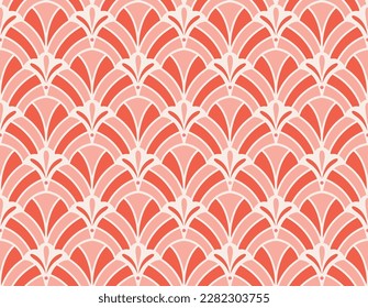 Elegant Damask Floral Vector Seamless Pattern. Decorative Flower Illustration. Abstract Art Deco Background.