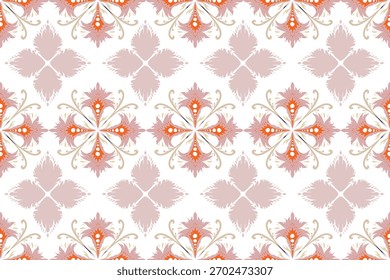 
Elegante patrón de damasco con adornos florales clásicos y motivos simétricos. Ideal para la impresión textil, Fondo de pantalla, embalaje y diseño decorativo de lujo. Tono rosa y pastel
