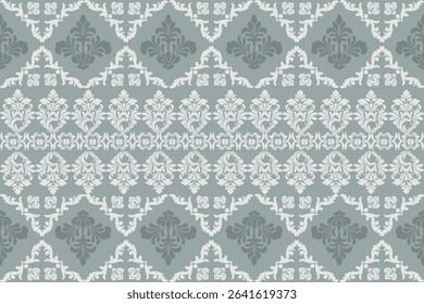 Elegant Damask Pattern for Fabric and Wall Decor