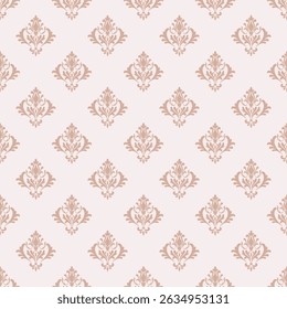 Elegant Damask Seamless Pattern. Vector design for Wallpaper, Fabric, Branding, Packaging, Invitations, Wedding, Home Decor Design	
