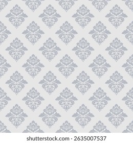 	
Elegant Damask Seamless Pattern. Vector design for Wallpaper, Fabric, Branding, Packaging, Invitations, Wedding, Home Decor Design