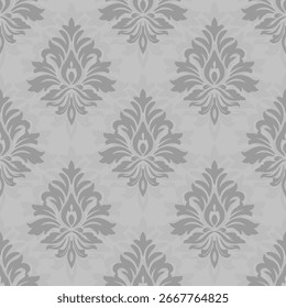 Elegant Damask Seamless Pattern. Vector design for Wallpaper, Fabric, Branding, Packaging, Invitations, Wedding, Home Decor Design