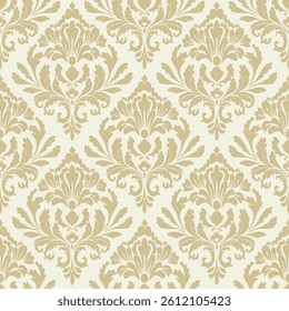 Elegant Damask Seamless Pattern for Wallpaper, Fabric, Branding, Packaging, Invitations, Wedding, Home Decor Design