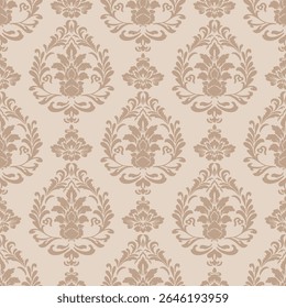 Elegant Damask Seamless Pattern for Wallpaper, Fabric, Branding, Packaging, Invitations, Wedding, Home Decor Design