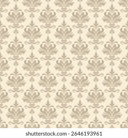 Elegant Damask Seamless Pattern for Wallpaper, Fabric, Branding, Packaging, Invitations, Wedding, Home Decor Design