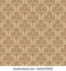 Elegant Damask Seamless Pattern for Wallpaper, Fabric, Branding, Packaging, Invitations, Wedding, Home Decor Design