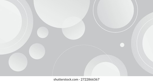 Elegante abstracto oscuro blanco y gris diseño de fondo de color moderno círculo de luz. Fondo con líneas diagonales