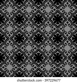 Elegant dark antique background image of spiral round curve