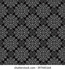 Elegant dark antique background image of round cross kaleidoscope