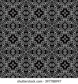 Elegant dark antique background image of round curve kaleidoscope