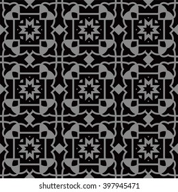 Elegant dark antique background image of outline geometry cross