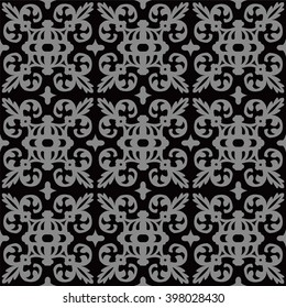 Elegant dark antique background image of leaf spiral ball kaleidoscope