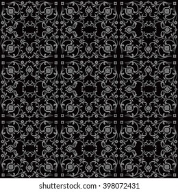Elegant dark antique background image of cross spiral vine flower