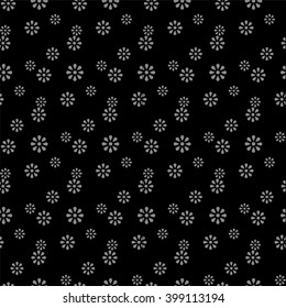 Elegant dark antique background image of cute daisy flower