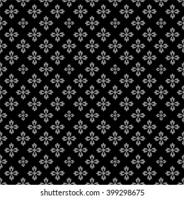 Elegant dark antique background image of vintage cross flower