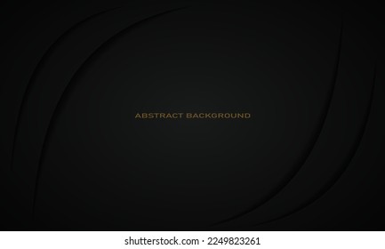 elegante fondo oscuro con líneas curvas en las esquinas, fondo moderno