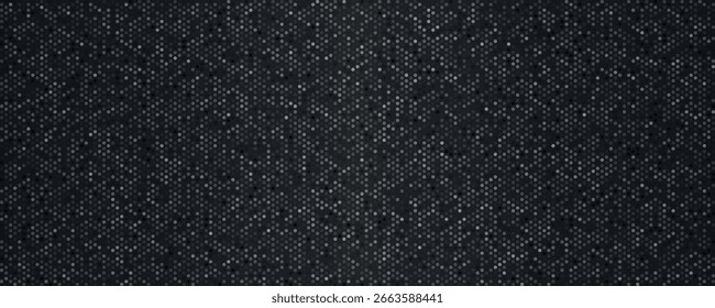 Elegant dark background with dots. Black fabric background