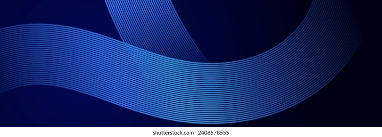 elegant dark background with glowing lines