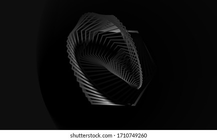 Elegant Dark Black and minimalist light geometry shape. for background, banner, flyer, landing page, cover, business card. vector in EPS 10