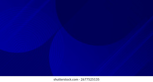 Elegant dark blue abstract vector background with smooth gradients, curves, and modern geometric lines. Ideal for corporate, digital, and futuristic design projects.